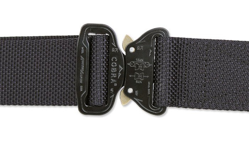 Bajonett - COMBAT-Gürtel - AustriAlpin COBRA-Schnalle 9kN - 45 mm - Schwarz