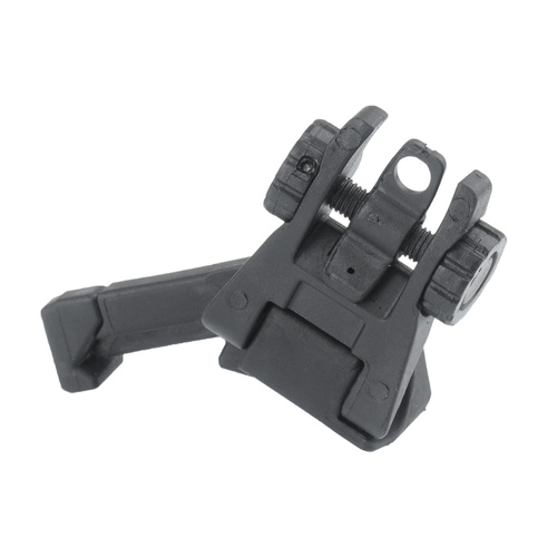 IMI Defense - Polymer Rear Flip Up Sight 45 Degrees Offset Kimme - Schwarz - IMI-Z7245-BLK