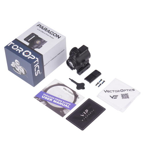 Vector Optics - Prismenvisier Paragon 1x18 X-Mini - Schwarz - SCPS-M10