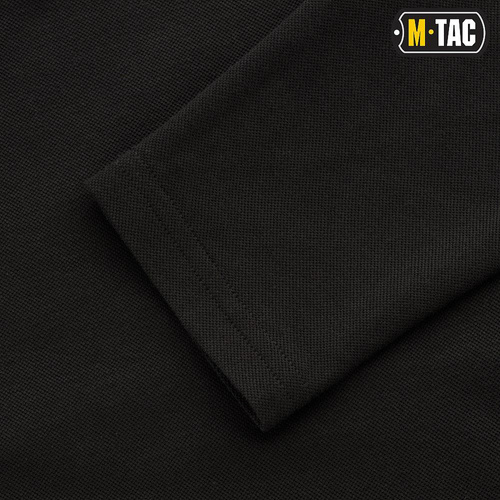 M-Tac - Taktisches Poloshirt mit langen Ärmeln - Schwartz - 80021002