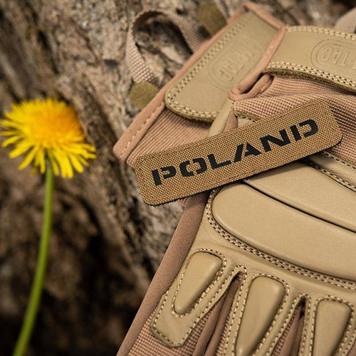 M-Tac - Aufnäher - Polen - Laserschnitt - Coyote / Schwarz - 51003105