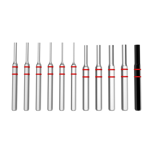 Real Avid - Accu-Punch Set mit Hammer - 17-teilig - Stahl - AVHPS