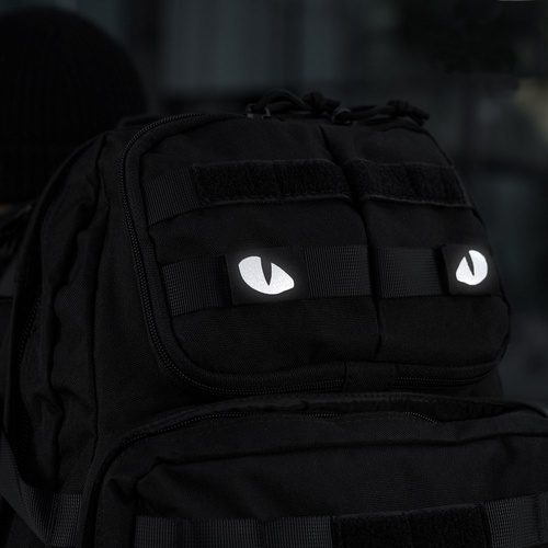 M-Tac - Tiger Eyes Patch - 500D Cordura - Laser Cut - Reflektierend - Schwarz - 51140299