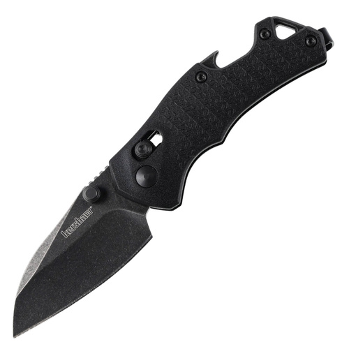 Kershaw - Craze EDC Klappmesser - Reverse Tanto - Flipper - DuraLock - Schwarz - 8337