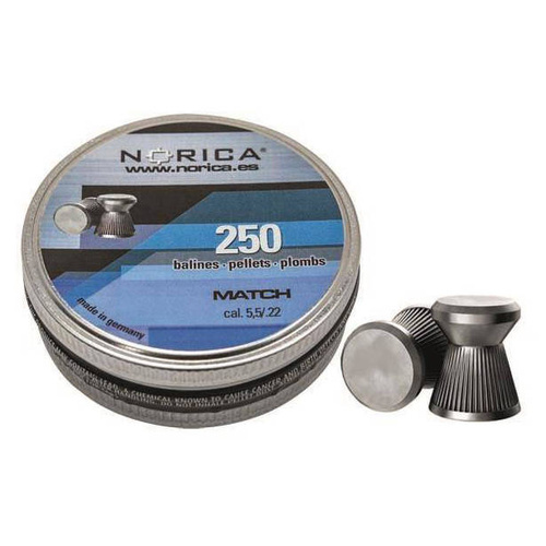 Norica - Match Luftgewehrkugeln - 5,5 mm - 250 Stück - 195.00.006