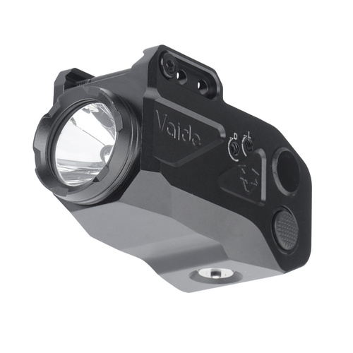 Vaide - Taktische Waffe LED-Taschenlampe mit Laser Scrapper Combo - 500 lm - Schwarz - VAPLL-G02