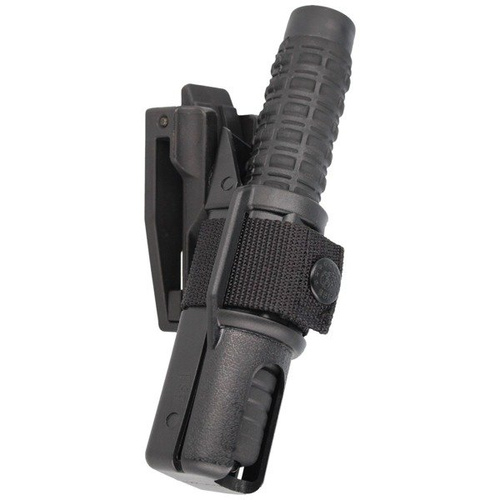 ESP - Gehärteter, erweiterbarer Schlagstock mit Halter - 16" - Extra griffiger Griff - Schwarz - ExB-16H BLK BH-54