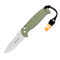 Ganzo - G7412 EDC-Klappmesser mit Pfeife - G-Lock - Grün - G7412-GR-WS