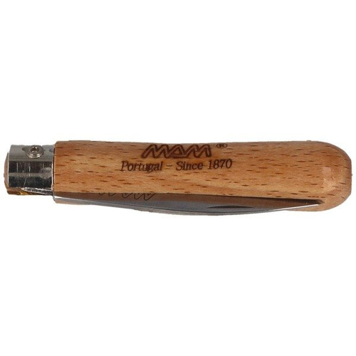 MAM - Taschenmesser mit Spitze - Helles Buchenholz 61mm - 2025/2-A