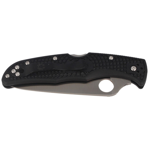 Spyderco - Endura® 4 FRN flach geschliffen schwarz Messer - C10FPBK