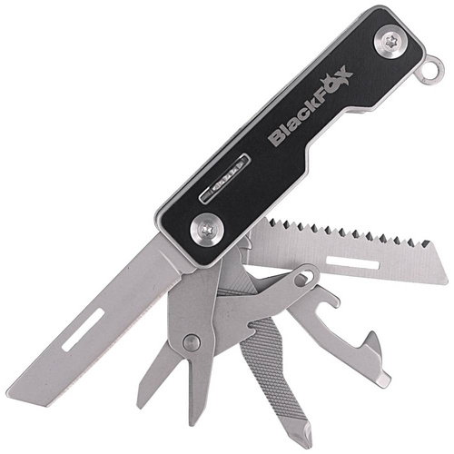 FOX - BlackFox Pocket Boss Multitool - 9 Werkzeuge - Schwarz - BF-205.