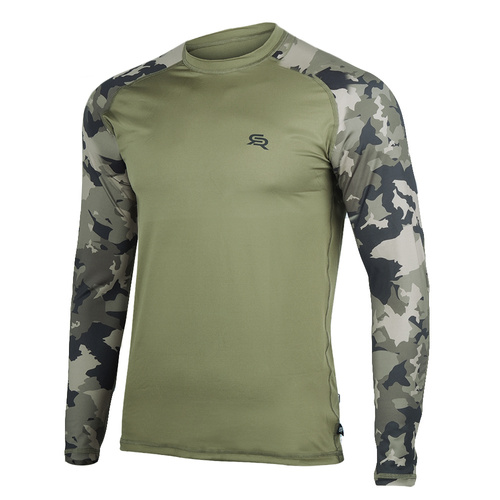 Rough Radical - Furious Army LS Thermohemd - Langarm - Khaki / Moro