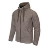 Helikon - Covert Tactical Hoodie Kapuzenpullover - Fullzip - Hellbraune Melange - BL-CHF-SF-M6