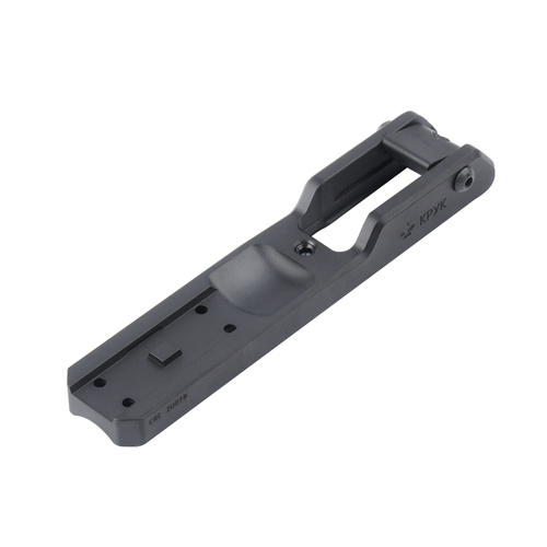 Kruk - Halterung für Aimpoint Micro Zielgeräte auf AKS-74U - Aluminium - Armor Black - CRC2U078