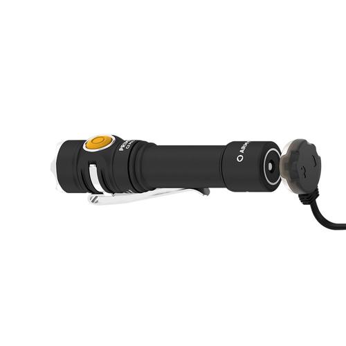 Armytek - Taktische Taschenlampe Prime C2 Pro - Magnetisches Ladegerät - 2400 lm - 18650 - Schwarz - F08101C