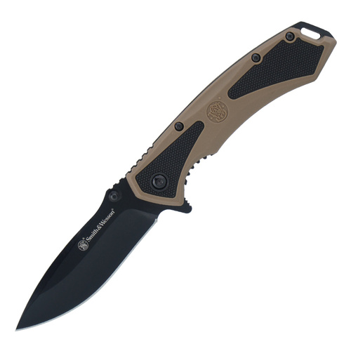 Smith&Wesson - Klappmesser Extreme Ops - Drop Point - Tan - 1209515