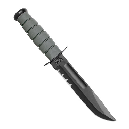 Ka-Bar 5012 - Allzweckmesser - Foliage Green - Combo - GFN-Scheide 