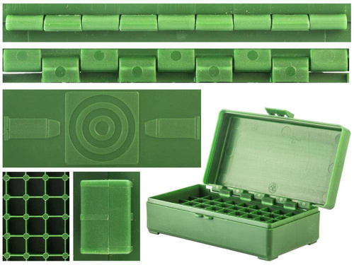 Megaline - Munitionsbox für 9 mm - 50 Schuss - 550/1000