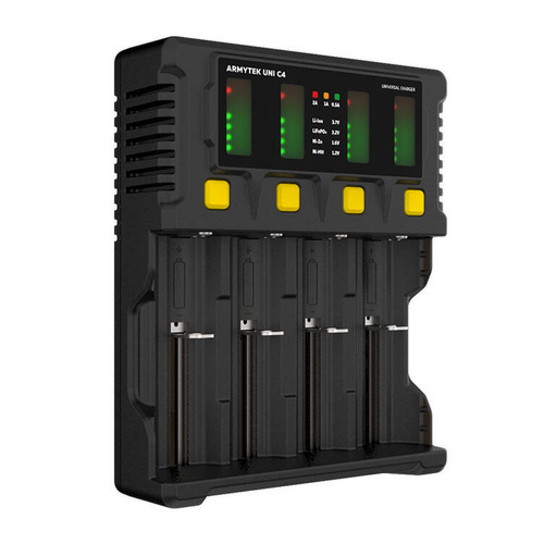 Armytek - Ladegerät Uni C4 - Autoadapter - A04501C