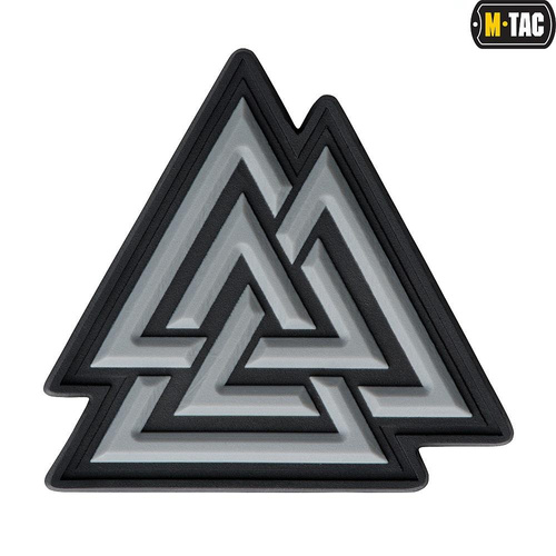 M-Tac - 3D PVC Patch Valknut - Schwarz / Grau - 51163211