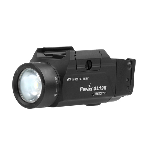 Fenix - Taktische LED-Taschenlampe für Handfeuerwaffen - 1200 Lumen - Picatinny - 1100 mAh - GL19R
