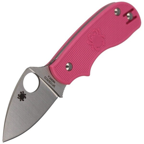 Spyderco - Squeak Lightweight Pink PlainEdge Messer - C154PPN
