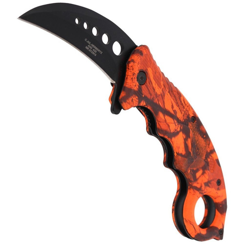 Herbertz Solingen - Messer Karambit Red Camo 73mm - 572513
