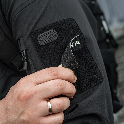 M-Tac - Aufnäher - Polen 25x80 - Laserschnitt fluoreszierend - Schwarz/Weiß - 51004202