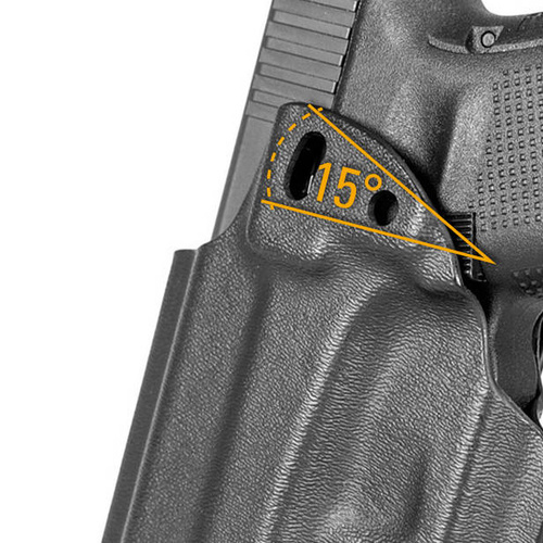 MFT - IWB Innenholster für CZ P-10 Compact Pistole - Schwarz - HCZP10CAIWBA