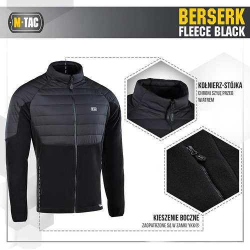 M-Tac - Militär-Fleece Berserk - Schwarz - 20487002