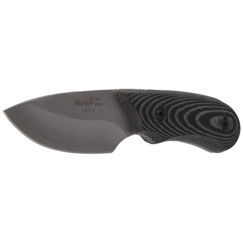 Muela - Messer Skinner Full Tang Schwarz Micarta 75 mm - IBEX-8M