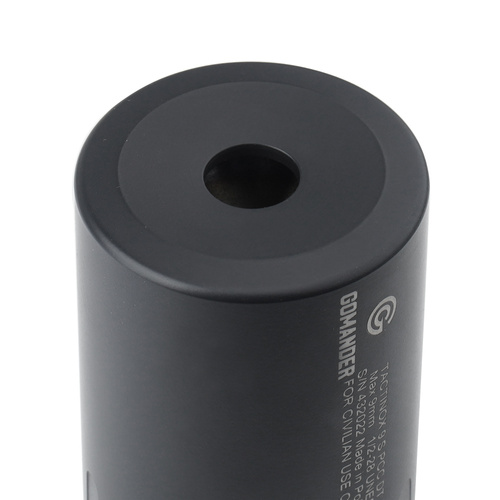 Gomander - Tactinox 9 S PCC DT Schalldämpfer - Kal. 9 mm - 1/2 x 28 UNEF - Schwarz - TB0.9122 1/2x28UNEF-BK