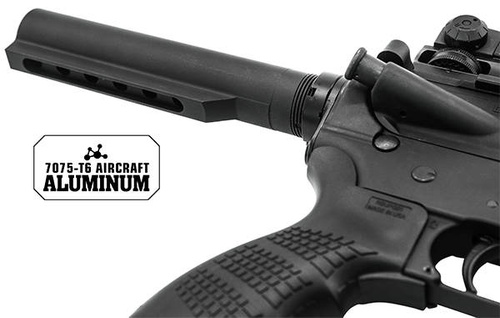 UTG - AR15 Empfänger-Verlängerungsrohr mit 6 Positionen - Schwarz - Mil-Spec - TLU001MS