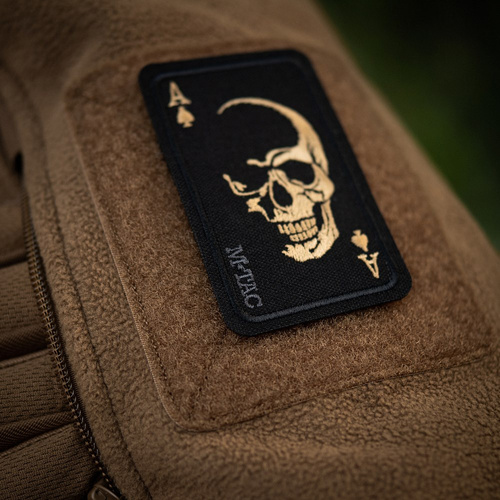 M-Tac - Moralaufnäher Patch Face of War - Cordura - Schwarz/Orange - 51389035