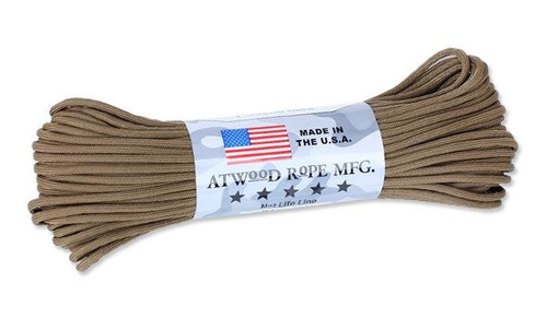 Atwood Rope MFG - Paracord 550-7 - 4 mm - Coyote Braun - 100ft