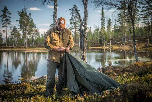 Helikon - Koszula Woodsman - Taiga Grün / Coyote - KO-WDN-DC-1109A