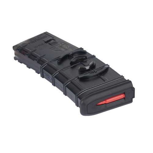 ETS - Polymer-Magazin für AR15 mit Koppler - 5,56x45 mm / .300 Blackout - 30 Schuss - Gen.2 - Carbon Smoke Series - SMK-AR15-30CG2