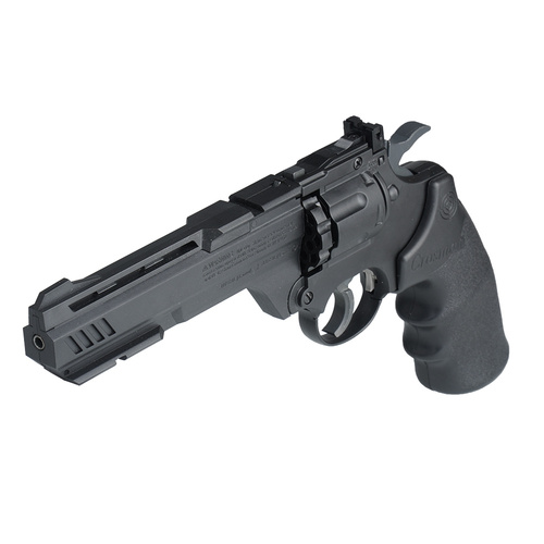 Crosman - Vigilante Airgun Revolver - 4,5 mm Diabolo / 4,46 BB - 6'' Lauf - Schwarz - CCP8B2