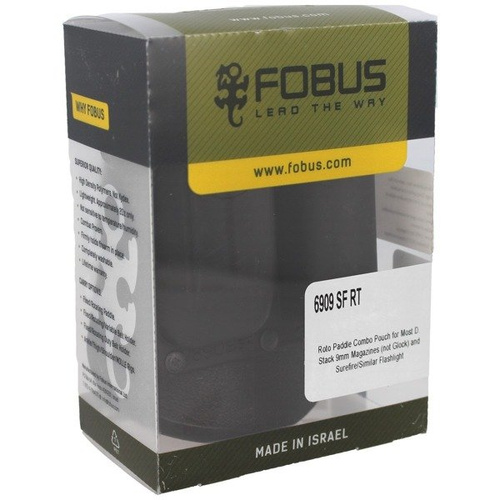 Fobus - Combo Pouch für FN, CZ, S&W 9mm, .40 Magazin und Taschenlampe - Drehbarer Paddel - 6909 SF RT