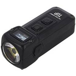 NiteCore - TUP Schlüsselanhänger LED-Taschenlampe mit 1200 mAh Akku - 1000 lm - TUP Hi-Tech Black
