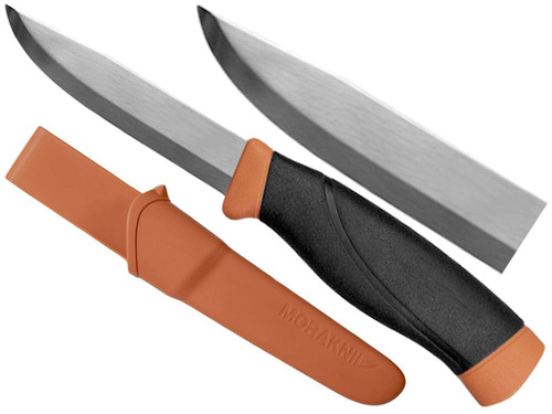Morakniv - Companion Heavy Duty Messer - 12C27 - Schwarz / Orange - 13260