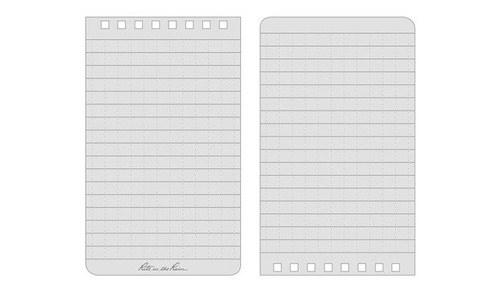 Rite in the Rain - Allwetter-Notizbuch - 3 x 5" - OR35 - Blaze Orange