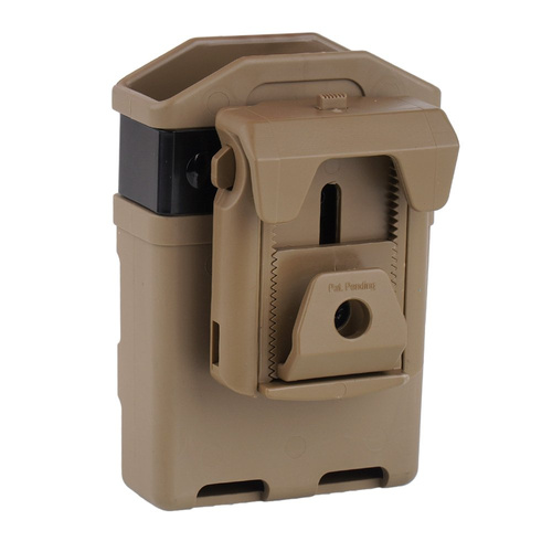 ESP - Gürtelmontierter, drehbarer Kunststoffhalter für M16, M4 Magazin - Khaki - MH-04-AR15 KH
