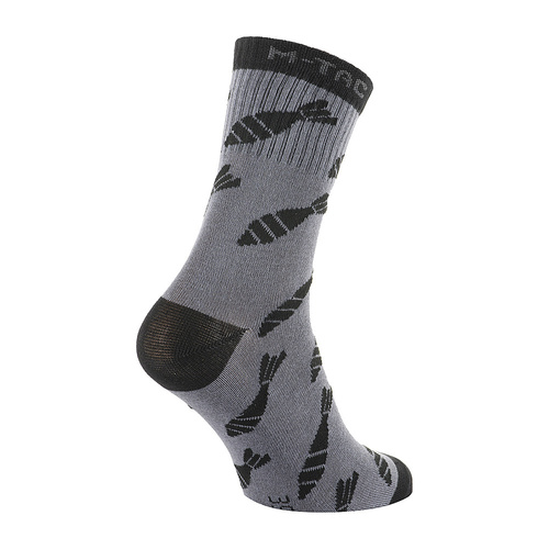 M-Tac - Mk.3 Sommersocken - Mörserbomben - Dunkelgrau - 30903801