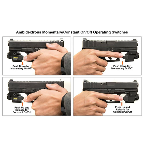 Leapers - Beidhändiges kompaktes grünes Laserzielgerät - SCP-LS279S-A