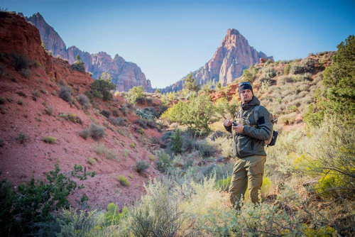 Helikon - Jacke Wolfhound Hoodie - Windpack Nylon - PenCott WildWood - KU-WLH-NL-45