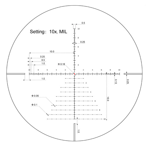 Vector Optics - Zielfernrohr Veyron 3-12x44IR Compact Scope - SFP - MPR-V10 - Schwarz - SCOM-40