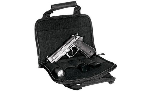 Leapers - Pistolenkoffer Sinigle Pistol Case - Schwarz - PVC-PC01B