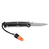Ganzo - Klappmesser G7412P-BK-WS mit Pfeife - 440C - Schwarz - G7412P-BK-WS