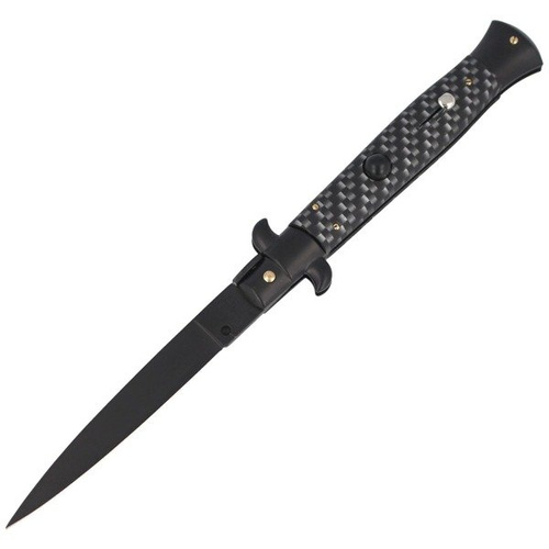 Frank Beltrame - Springmesser Stiletto Kevlar 23 cm - FB 23/KEV BLK